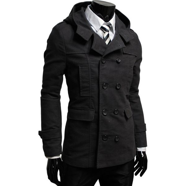 2017 spring and autumn new style men's wear casual double breasted hooded men korean-style slim fit solid color jacket 5606, Black;brown
2017 spring and autumn new style men's wear casual double breasted hooded men korean-style slim fit solid color jacket 5606, Black;brown