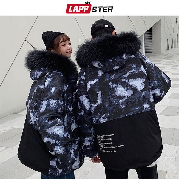 lappster men camouflage patchwork parka winter hooded jacket 2019 camo fur fashion parkas mens hip hop bubble coat puffer jacket, Black
lappster men camouflage patchwork parka winter hooded jacket 2019 camo fur fashion parkas mens hip hop bubble coat puffer jacket, Black