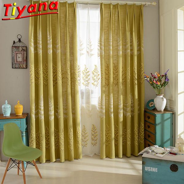 luxury flower embroidery tulle curtains for living room yellow cotton linen embroidery window drapes cloth x-wp257#30
luxury flower embroidery tulle curtains for living room yellow cotton linen embroidery window drapes cloth x-wp257#30