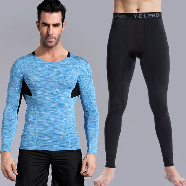 yuerlian compression quick dry running set demix tracksuit fitness tights long t-shirt sports pants gym mens sports suits xxxl, Black;blue
yuerlian compression quick dry running set demix tracksuit fitness tights long t-shirt sports pants gym mens sports suits xxxl, Black;blue