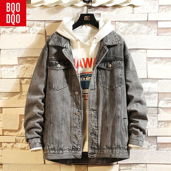 cotton gray oversized denim streetwear jackets men jeans skateboard casual male jacket fashion hip hop autumn warm coat vintage, Black;brown
cotton gray oversized denim streetwear jackets men jeans skateboard casual male jacket fashion hip hop autumn warm coat vintage, Black;brown