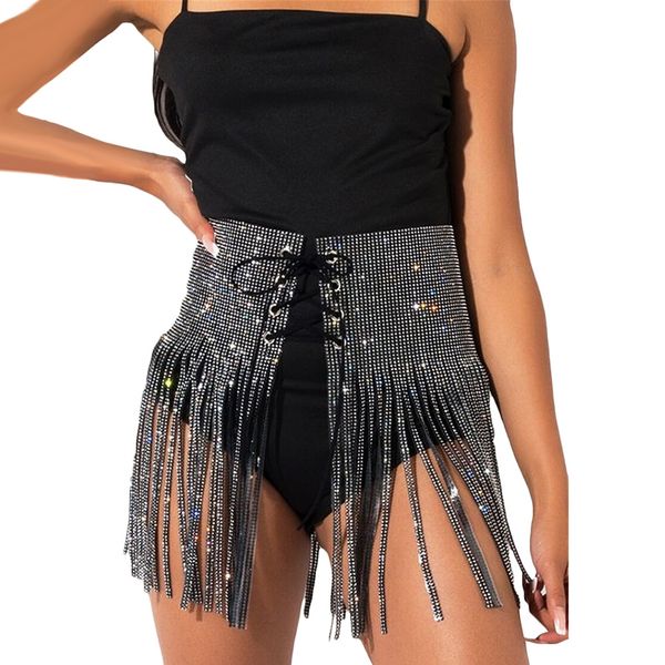 luxurious shinning rhinestones black silver gold drawstring high waist a-line party club fringes tassels short skirts
luxurious shinning rhinestones black silver gold drawstring high waist a-line party club fringes tassels short skirts