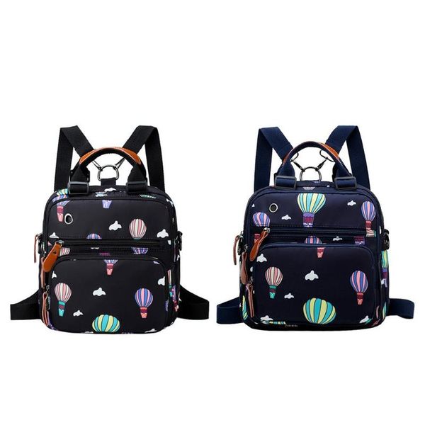 Air Balloon Printed Diaper Bag Waterproof Maternity Baby Backpack Waterproof Nursing Bag Wet Travel Bolsa Maternidade