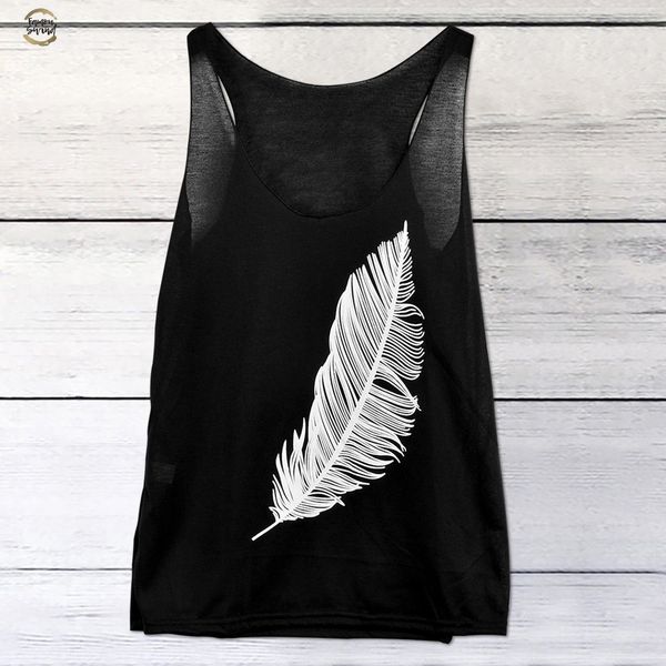 2019 summer feather printed tanks&camis beach sleeveless holiday clothing for women female casual vests plus size 4xl 5xl, White
2019 summer feather printed tanks&camis beach sleeveless holiday clothing for women female casual vests plus size 4xl 5xl, White