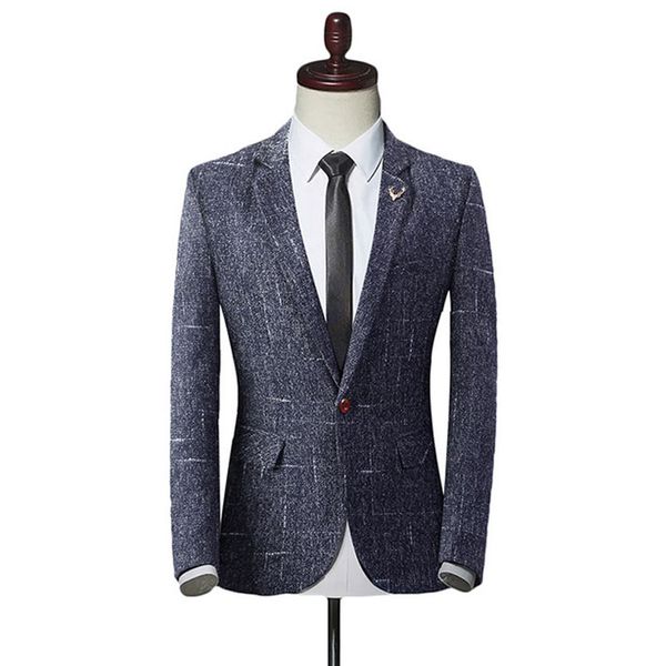 yufeiyan 2019 casual men's blazer 4xl slim fit wedding suit jacket spring autumn single breasted black blue grey business blazer, White;black
yufeiyan 2019 casual men's blazer 4xl slim fit wedding suit jacket spring autumn single breasted black blue grey business blazer, White;black