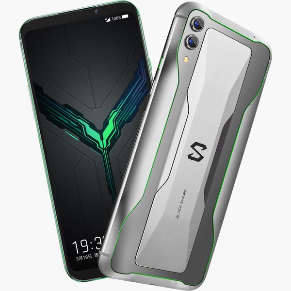 Original Xiaomi Black Shark 2 4G LTE Cell Phone Gaming 12GB RAM 256GB ROM Snapdragon 855 Octa Core 6.39 inch 48MP Face ID Smart Mobile Phone