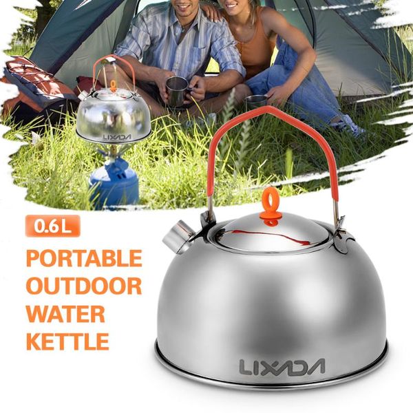 0.6l stainless steel kettle portable outdoor camping hiking water kettle teapot coffee pot outdoor tableware
0.6l stainless steel kettle portable outdoor camping hiking water kettle teapot coffee pot outdoor tableware