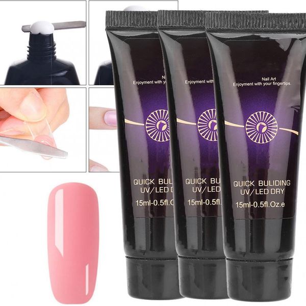 3 colors nail art extension kit extension gel + uv pen + quick building nail model file
3 colors nail art extension kit extension gel + uv pen + quick building nail model file
