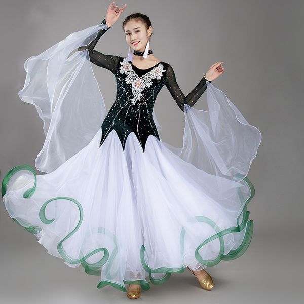 green ballroom dance competition dress fringe dance wear ballroom waltz dress rumba costumes dancing foxtrot, Black;red
green ballroom dance competition dress fringe dance wear ballroom waltz dress rumba costumes dancing foxtrot, Black;red