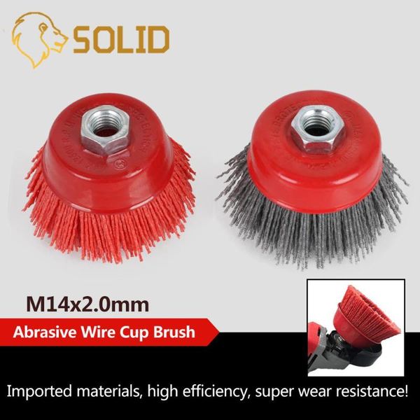 1/2pcs 4" cup nylon abrasive brush wheel m14 x 3inch p80 pile polymer-abrasive for angle grinder tool 80/120#
1/2pcs 4" cup nylon abrasive brush wheel m14 x 3inch p80 pile polymer-abrasive for angle grinder tool 80/120#
