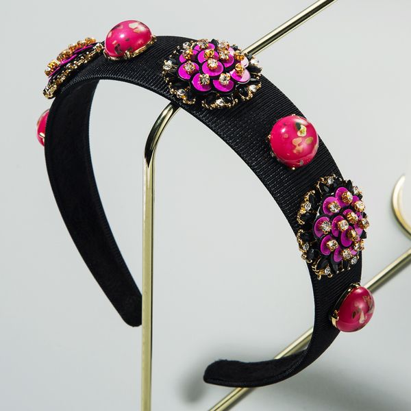 ins baroque style french hair band female rhinestone-inlaid flower hair-pressing anti-skid headband, Silver
ins baroque style french hair band female rhinestone-inlaid flower hair-pressing anti-skid headband, Silver