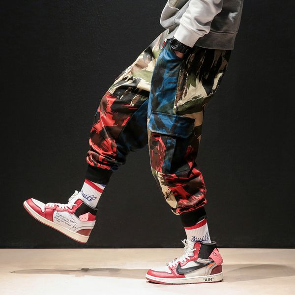 ins camouflage men cargo pants 2020 hip hop streetwear man joggers pants japanese male casual sweatpants plus size, Black
ins camouflage men cargo pants 2020 hip hop streetwear man joggers pants japanese male casual sweatpants plus size, Black