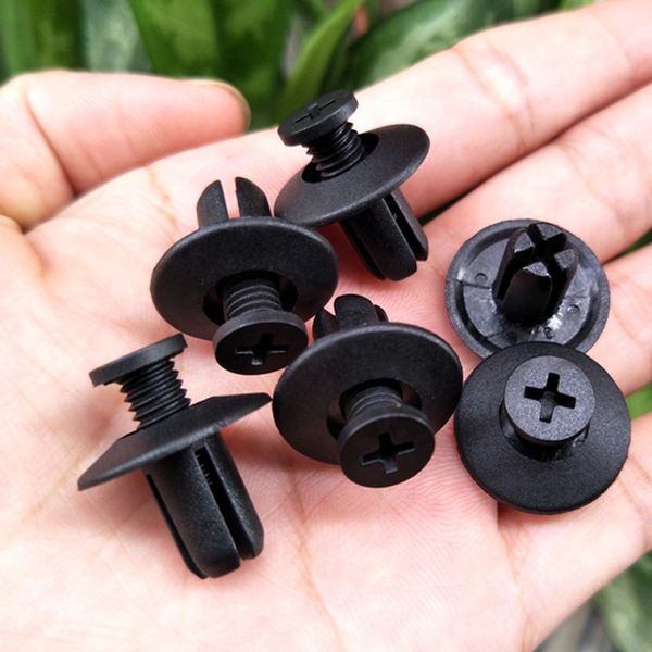 500 pcs universal black plastic expansion screw clamp rivet fixed fender blade anti-collision buckle smart car accessories
500 pcs universal black plastic expansion screw clamp rivet fixed fender blade anti-collision buckle smart car accessories