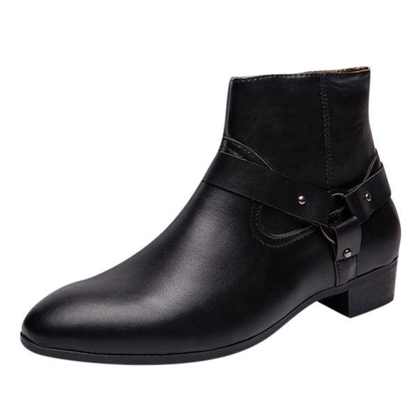 sagace men's fashion pointed high-shoes without lining zipper british style large size casual boots new listing, Black
sagace men's fashion pointed high-shoes without lining zipper british style large size casual boots new listing, Black