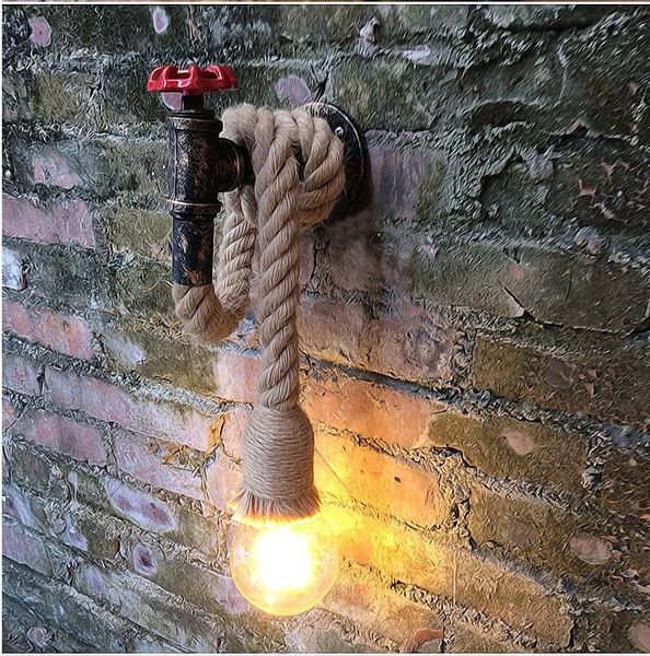 lumiparty e27 retro rope water pipe wall lamp for living room cafe club passage corridor decor
lumiparty e27 retro rope water pipe wall lamp for living room cafe club passage corridor decor