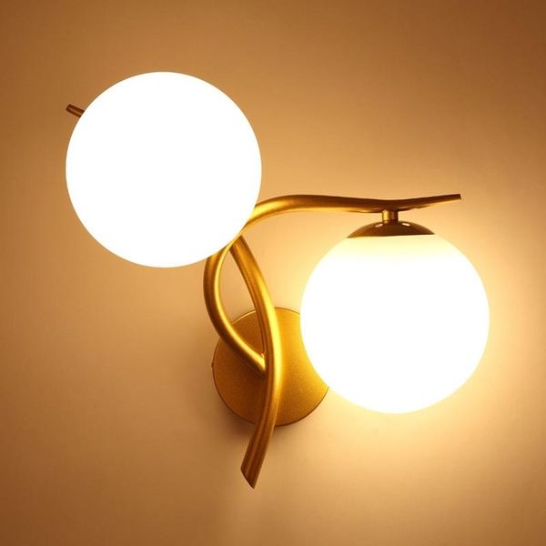 led glass wall lamp indoor modern nordic style e27 bulb lights for bedroom bedside home decoration
led glass wall lamp indoor modern nordic style e27 bulb lights for bedroom bedside home decoration