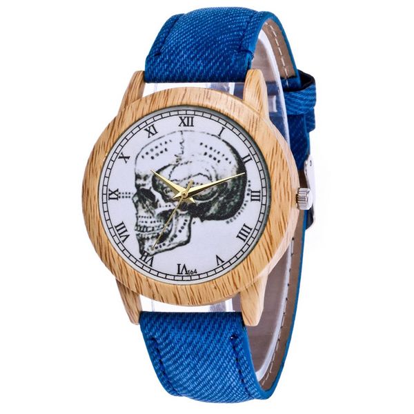 genboli skull pattern fashion denimr strap women quartz watch women 2018 montre sport bracelet wrist, Slivery;brown
genboli skull pattern fashion denimr strap women quartz watch women 2018 montre sport bracelet wrist, Slivery;brown