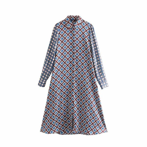 new women vintage patchwork printing casual slim midi dress autumn ladies long sleeve chic vestidos buttons party dresses ds2959, Black;gray
new women vintage patchwork printing casual slim midi dress autumn ladies long sleeve chic vestidos buttons party dresses ds2959, Black;gray