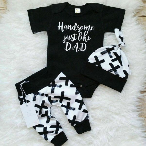 clothing sets born kid baby boy girl 3pcs clothes jumpsuit long pants hat outfit set, White
clothing sets born kid baby boy girl 3pcs clothes jumpsuit long pants hat outfit set, White