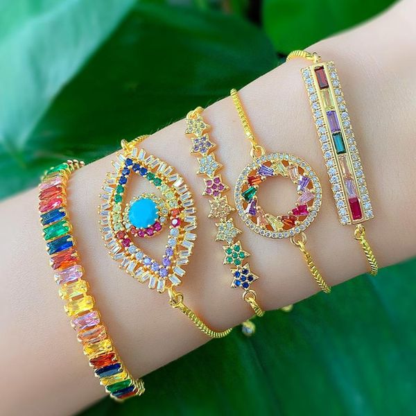 zvzo turkish evil eye bracelet for women gold eye cz bar rainbow bracelet rainbow snap button jewelry pulseras mujer moda 2019, Golden;silver
zvzo turkish evil eye bracelet for women gold eye cz bar rainbow bracelet rainbow snap button jewelry pulseras mujer moda 2019, Golden;silver