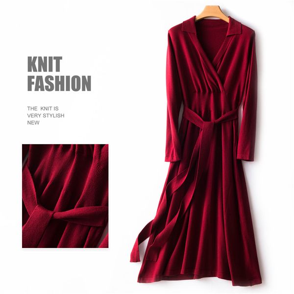 autumn and winter new women's long section over the knee knit dress bottom skirt pullover ladies sweater skirt cashmere sweater, White;black
autumn and winter new women's long section over the knee knit dress bottom skirt pullover ladies sweater skirt cashmere sweater, White;black