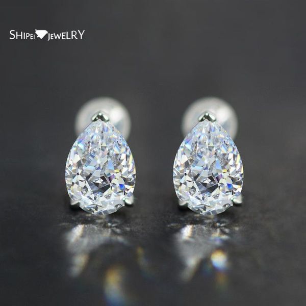 shipei 100% 925 sterling silver fine jewelry created moissanite pear water drop stud earrings for women female birthday gift, Golden;silver
shipei 100% 925 sterling silver fine jewelry created moissanite pear water drop stud earrings for women female birthday gift, Golden;silver