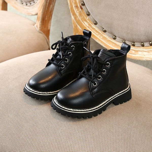21-37 kids genuine leather martin boots waterproof autumn winter girls ankle boots for baby boys warm shoes, Black;grey
21-37 kids genuine leather martin boots waterproof autumn winter girls ankle boots for baby boys warm shoes, Black;grey