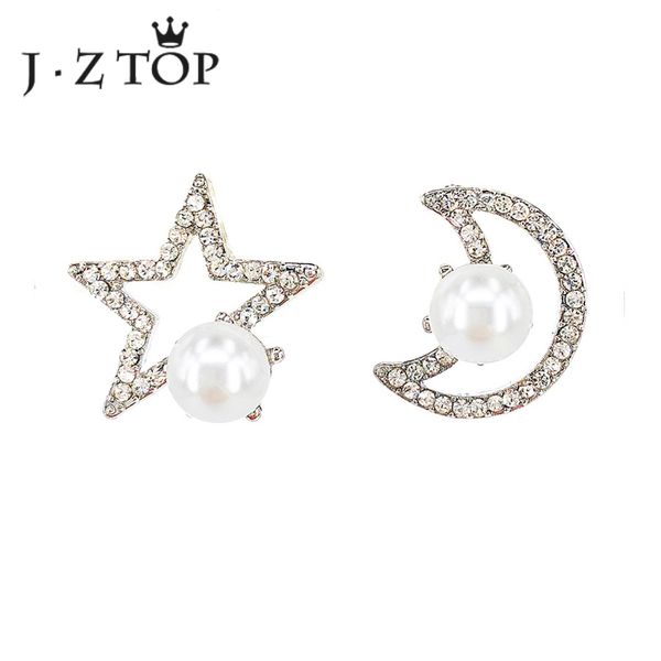 jzfashion asymmetrical star moon stud earrings for women imitation pearl crystal earrings exquisite jewelry accesorios mujer, Golden;silver
jzfashion asymmetrical star moon stud earrings for women imitation pearl crystal earrings exquisite jewelry accesorios mujer, Golden;silver