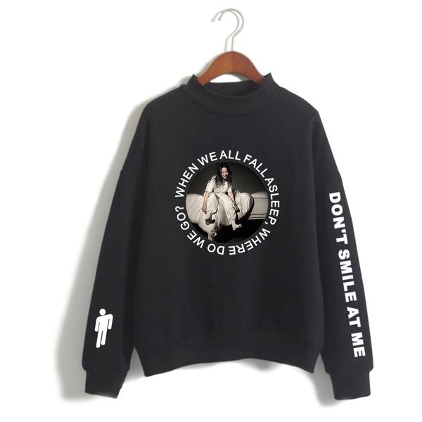 billie shirt trend eilish high collar long sleeves sweater men and women t shirts, Black
billie shirt trend eilish high collar long sleeves sweater men and women t shirts, Black