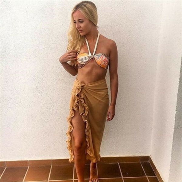 women beach bikini cover up swim skirt short chiffon wrap sarong beachwear swimwear kaftan summer sheer beach dress, Blue;gray
women beach bikini cover up swim skirt short chiffon wrap sarong beachwear swimwear kaftan summer sheer beach dress, Blue;gray