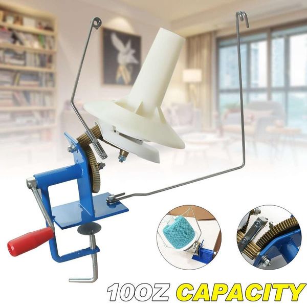 hand operated cable winder machine home large metal yarn fiber string ball wool winder holder fiber 10oz heavy duty, Black
hand operated cable winder machine home large metal yarn fiber string ball wool winder holder fiber 10oz heavy duty, Black