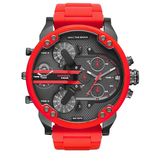 dz fashion casual red big dial watches men quartz brand analog military designer male watch men sports army wristwatches dz7370, Slivery;brown
dz fashion casual red big dial watches men quartz brand analog military designer male watch men sports army wristwatches dz7370, Slivery;brown