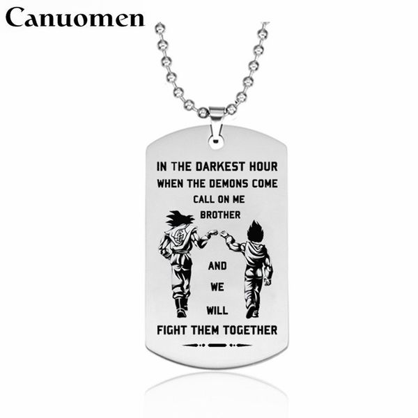 canuomen pendant necklace fight them together stainless steel necklace gifts for friends brother pingente masculino, Silver
canuomen pendant necklace fight them together stainless steel necklace gifts for friends brother pingente masculino, Silver