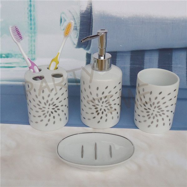 ceramic bathroom accessories set, toothbrush holder, decal sanitary 
ceramic bathroom accessories set, toothbrush holder, decal sanitary