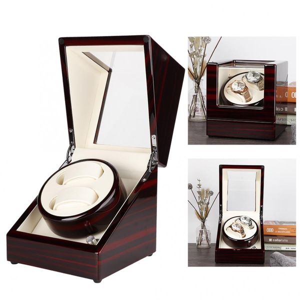 2+0 automatic watch winder box for wristwatch mechanical watch 100-240v storage holder display case b, Black;blue
2+0 automatic watch winder box for wristwatch mechanical watch 100-240v storage holder display case b, Black;blue