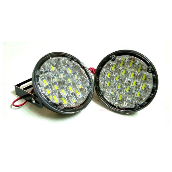 2018 new 2x 12v 18 led round car driving daytime running light drl fog lamp bright white
2018 new 2x 12v 18 led round car driving daytime running light drl fog lamp bright white
