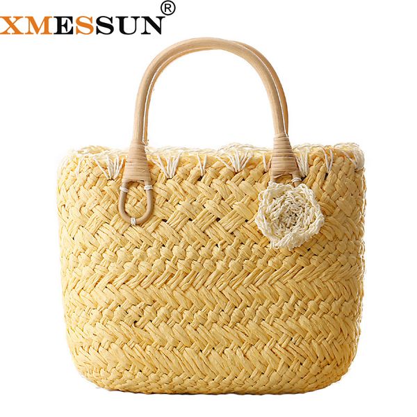 xmessun 2020 new women retro straw beach bag summer fashion female flower rattan woven shoulder messenger bag ladies tote h227
xmessun 2020 new women retro straw beach bag summer fashion female flower rattan woven shoulder messenger bag ladies tote h227