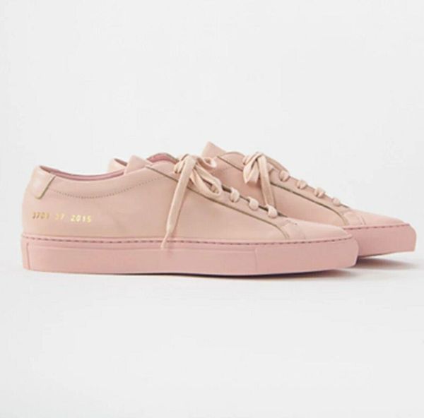 common projects by women black white low shoes men women genuine leather casual shoes flats chaussure femme homme n096