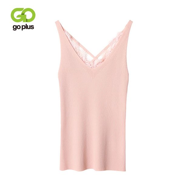 goplus lace patchwork knitted tank women backless cross belt camisole cotton basic vest ladies elastic slim female, White
goplus lace patchwork knitted tank women backless cross belt camisole cotton basic vest ladies elastic slim female, White