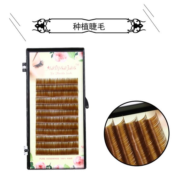 caramel color eyelash nano grinding tip planting eyelashes lasting natural realistic handmade soft comfortable grafting eyelash
caramel color eyelash nano grinding tip planting eyelashes lasting natural realistic handmade soft comfortable grafting eyelash