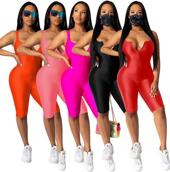 женщины без рукавов комбинезон-футляр rompers дизайнер zipper tank vest bodysuit solid color capris комбинезон цельный короткие штаны ткань, White
женщины без рукавов комбинезон-футляр rompers дизайнер zipper tank vest bodysuit solid color capris комбинезон цельный короткие штаны ткань, White