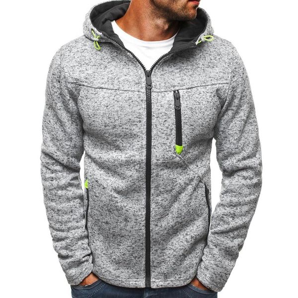 men fashion solid color hooded jacket zippered long sleeve coat sweatshirt 2019, White;black
men fashion solid color hooded jacket zippered long sleeve coat sweatshirt 2019, White;black