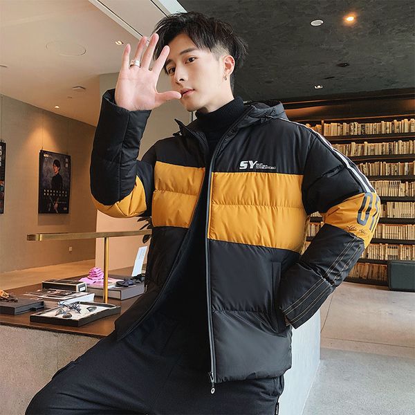 trend mens designer down jacket large size fashion quality winter jacket windproof snow color matching wild warm cotton jackets, Black
trend mens designer down jacket large size fashion quality winter jacket windproof snow color matching wild warm cotton jackets, Black