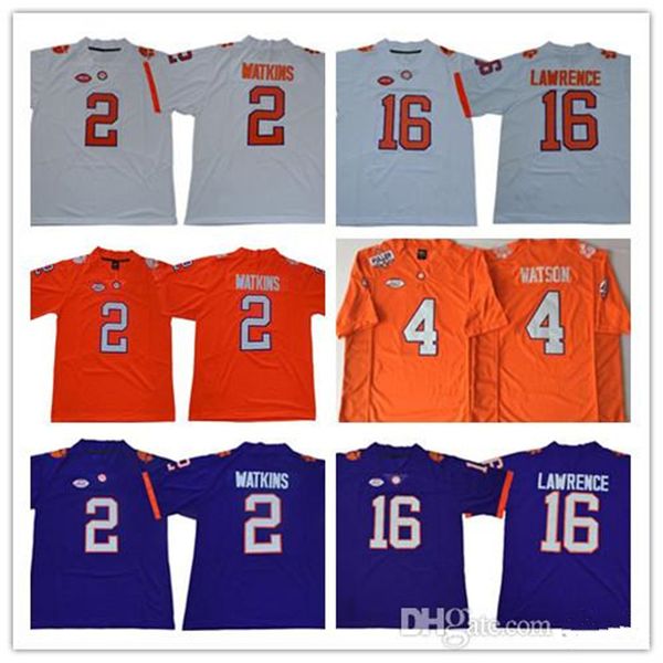 2019 ncaa клемсон тигры 2 сэмми уоткинс # 16 лоуренс джерси 9 колледж travis etienne младший 4 уотсон хантер футбол jerseyy, Black
2019 ncaa клемсон тигры 2 сэмми уоткинс # 16 лоуренс джерси 9 колледж travis etienne младший 4 уотсон хантер футбол jerseyy, Black