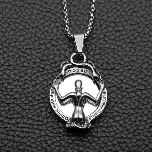 pendant necklaces 2021 jewelry punk style skeleton necklace for women accessories mujer gothic stainless steel magic mirror, Silver
pendant necklaces 2021 jewelry punk style skeleton necklace for women accessories mujer gothic stainless steel magic mirror, Silver
