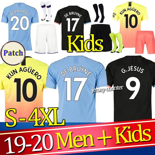 19 20 soccer jersey city 2019 2020 g. jesus mahrez de bruyne kun aguero football shirt mendy man uniforms manchester men + kids kit, Black;yellow
19 20 soccer jersey city 2019 2020 g. jesus mahrez de bruyne kun aguero football shirt mendy man uniforms manchester men + kids kit, Black;yellow