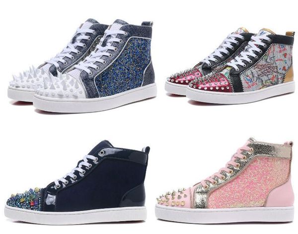 2019 red bottom colorful loafers dress shoes spike low cut party dress shoes red bottom sneaker luxury party genuine leather casual shoes, Black
2019 red bottom colorful loafers dress shoes spike low cut party dress shoes red bottom sneaker luxury party genuine leather casual shoes, Black