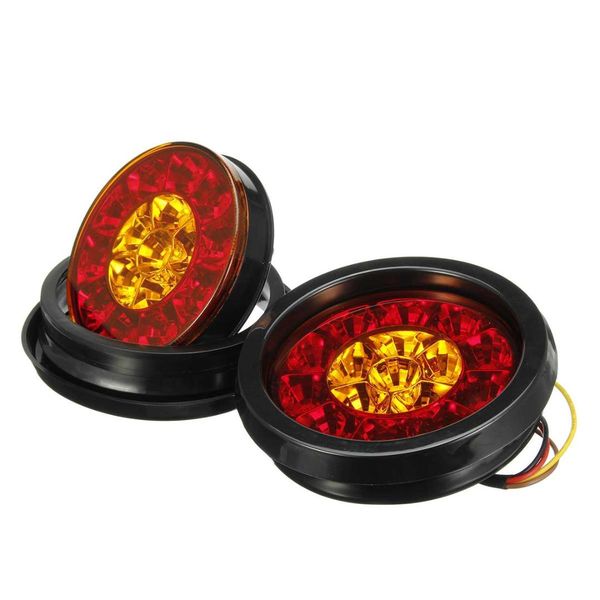 1 pair 16led car round led red taillight ip67 waterproof sbrake running reverse backup light for truck trailer lorry 12v/24v
1 pair 16led car round led red taillight ip67 waterproof sbrake running reverse backup light for truck trailer lorry 12v/24v