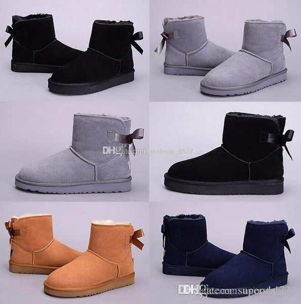 new wgg women's australia classic kneel winter boots ankle boots bailey bowknot bow women girl boots us 5--10 gift, Black
new wgg women's australia classic kneel winter boots ankle boots bailey bowknot bow women girl boots us 5--10 gift, Black