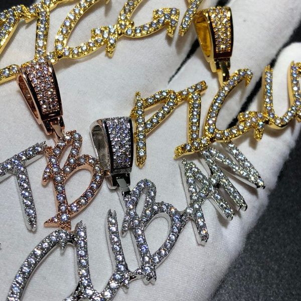 Zircon letter necklace pendant cu tom name charm for men women gold ilver fa hiom hip hop jewelry with rope chain
Zircon letter necklace pendant cu tom name charm for men women gold ilver fa hiom hip hop jewelry with rope chain